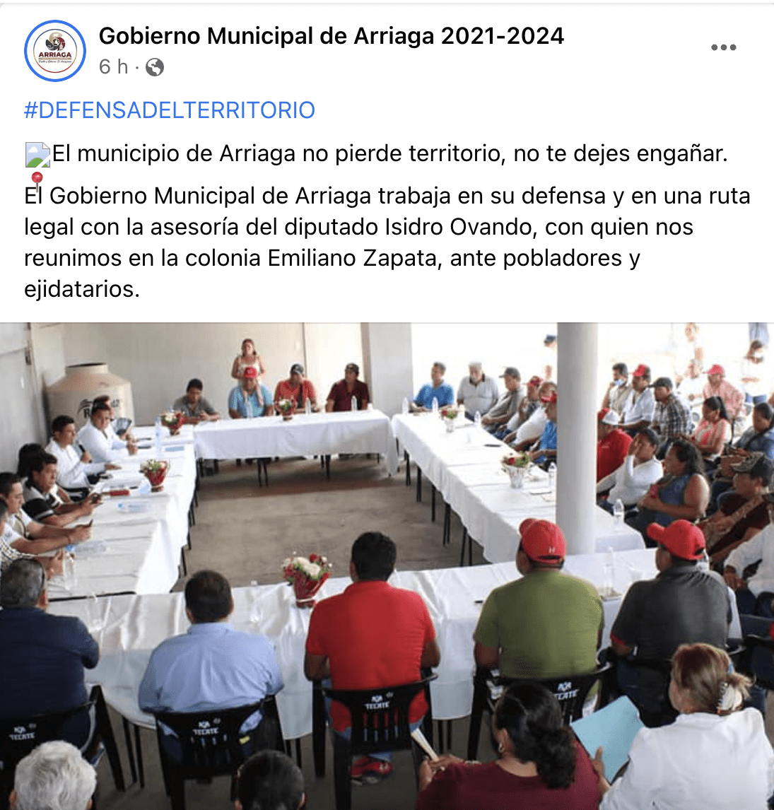 Captura de Pantalla 2022 06 20 a las 15.03.51 Morenistas mentirosos; quita la Corte territorio de Arriaga en favor de Oaxaca