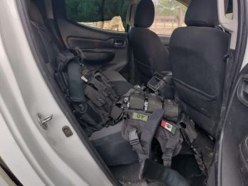 Aseguraron armas, narcótico y vehículos durante cateos en Berriozábal