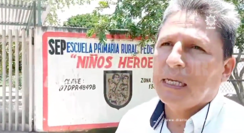 Escuela de Huixtla lleva 15 años sin luz