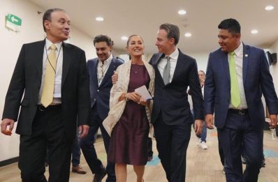 ¡Claudia, date cuenta! Velasco anuncia gira a favor de Sheinbaum