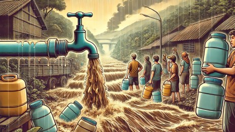 Agua de chocolate; SMAPA suspende servicio por turbiedad