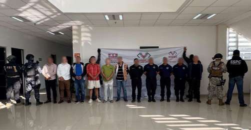 Fuerza Pakal detiene a 9 policías en Tuxtla; investigados por desaparición forzada
