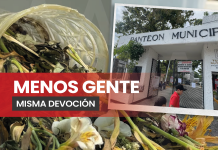 Más de 113 mil personas visitaron los cementerios durante las celebraciones del Día de Muertos.